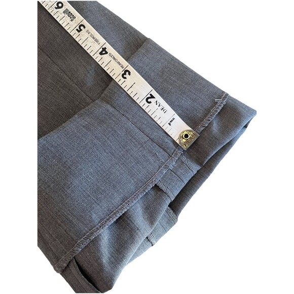 Prada Milano Virgin Wool Designer Dress Pants Men’s 34x26 Gray Cuffed Italian - Picture 13 of 13